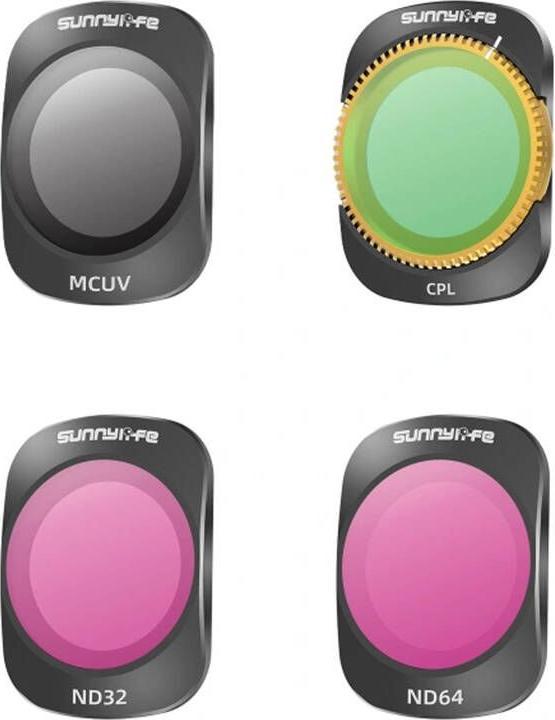 Image du produit Sunnylife 4 filtres MCUV CPL ND32/64 pour Pocket 3 (Pocket 3)
