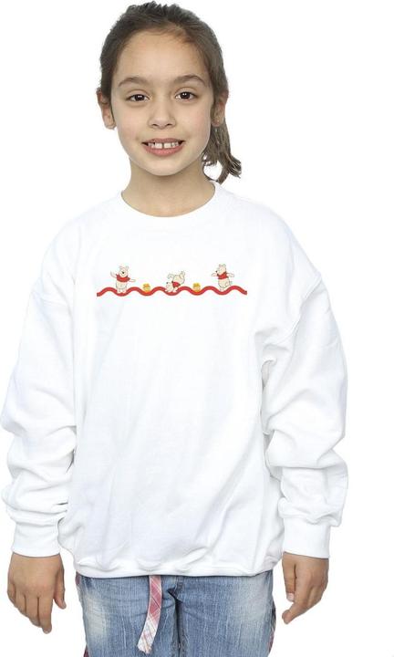 Actual product image Disney Girls Winnie The Pooh Hunny Line Sweatshirt (116)