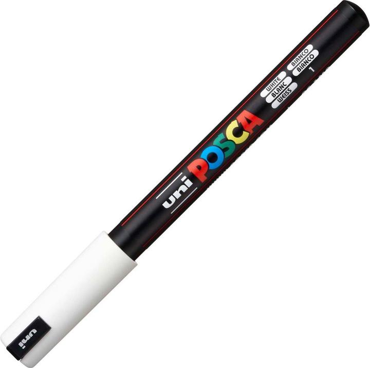 Produktbild Posca Marker PC-1MR Fineliner (Weiss, 0.70 mm, 1 x)