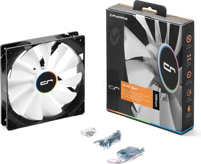 Image du produit Cryorig QF140 Silent - 140mm, PWM, 200-1000tr/min (140 mm, 1 x)