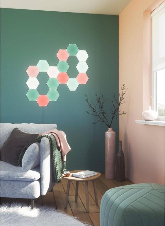 Actual product image Nanoleaf Shapes Ultra Black 9PK Starter (80 lm)