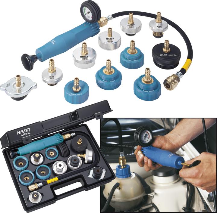 Actual product image HAZET Radiator tester 4800/12 ∙ Number of tools: 12