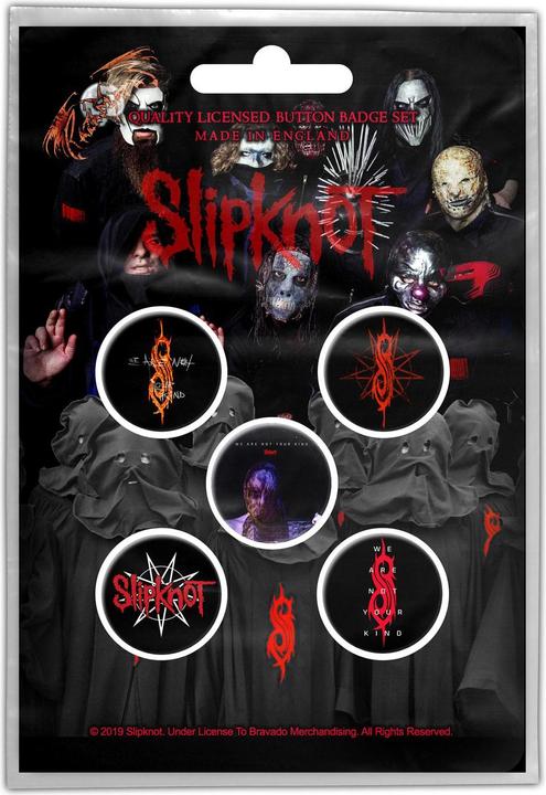 Slipknot AnsteckerSet We Are Not Your Kind 5erPack