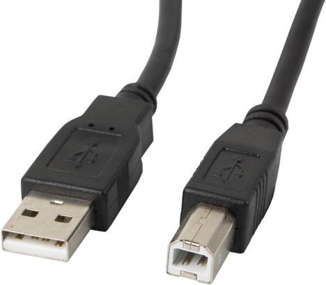 Immagine prodotto Lanberg CA-USBA-10CC-0030-BK Cavo USB 3 m USB 2.0 USB B Nero (3 m, USB 2.0)