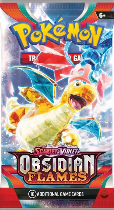 Actual product image Pokémon Crimson & Purple 03 Booster Bag (German, Booster Pack)
