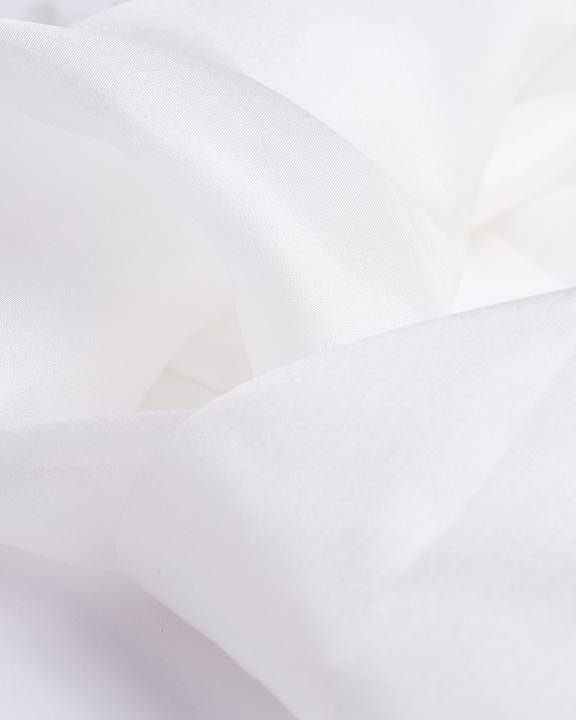 Image du produit Ideen Foulard en soie P05, blanc, 75 x 75 cm