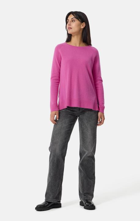 Produktbild Cash-Mere Kaschmir Rundhals Pullover mit Seitenschlitzen (S)