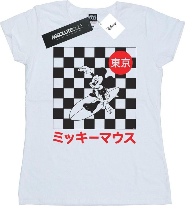 Immagine prodotto Disney Mickey Mouse Surfing Maglietta Donna (M)