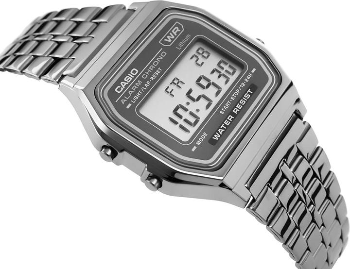 Actual product image Casio Retro Vintage - A158WETB-1AEF (Digital watch, 34 mm)