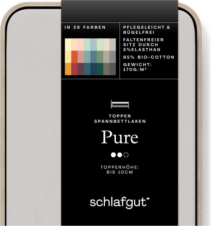 Actual product image schlafgut Pure Topper (180 x 200 - 200 x 220 cm)