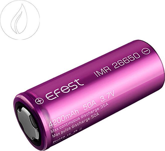 Actual product image Efest 26650 4200mah 50A Battery (2 pcs., 26650, 4200 mAh)