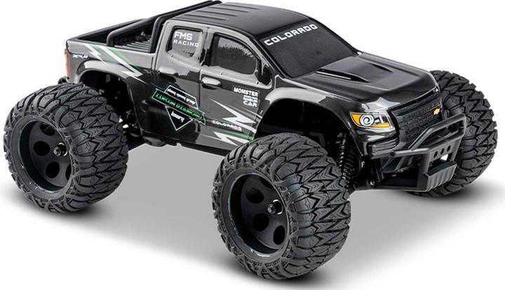 FMS FMT24 Chevrolet COLORADO 1:24 zwart - RTR 2,4GHz (RTR Gereed voor gebruik)