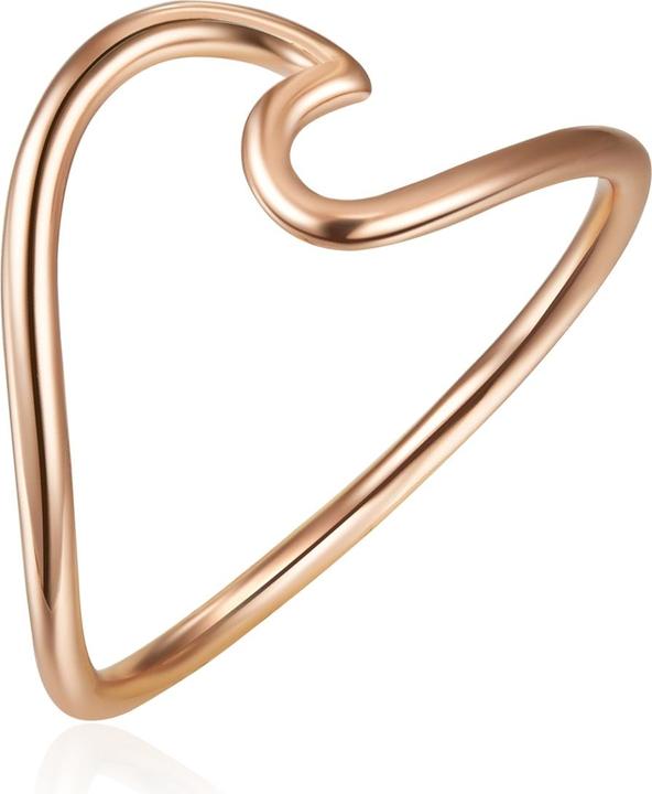 Produktbild Glanzstücke München Damen Welle Sterling Silber roségold - 11816 (54, 925 Silber)