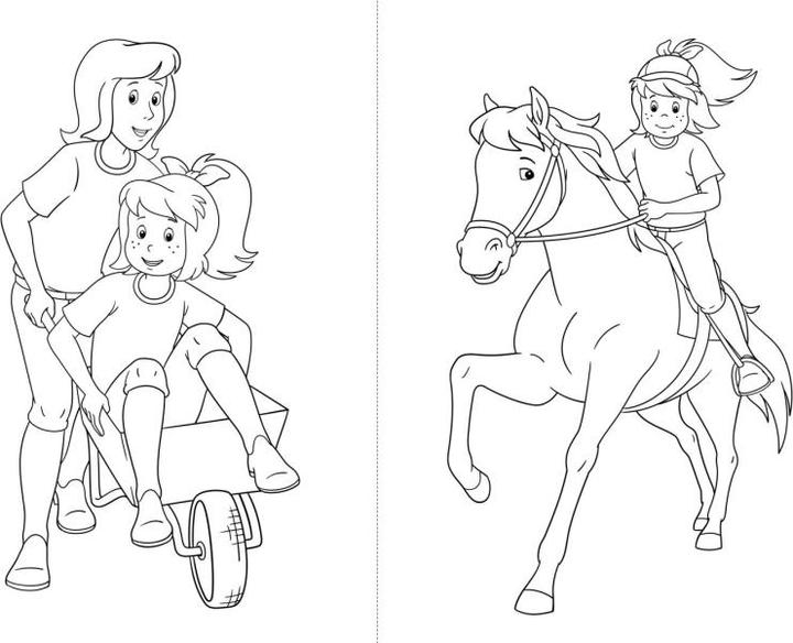Actual product image Bibi & Tina: Mein schönstes Malbuch