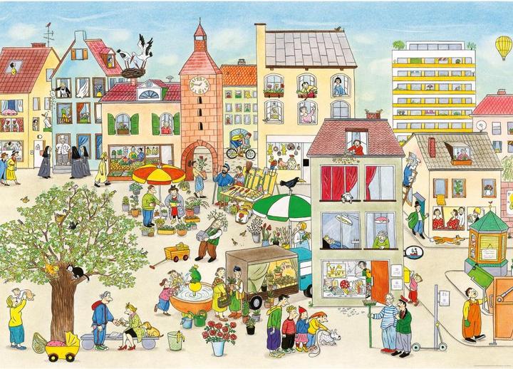 Image du produit Wimmel Marché au printemps (384 x 260 cm)