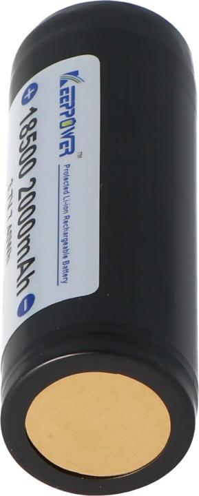 Actual product image Keeppower Battery 18500, protected (1 pcs., 18500, 2000 mAh)