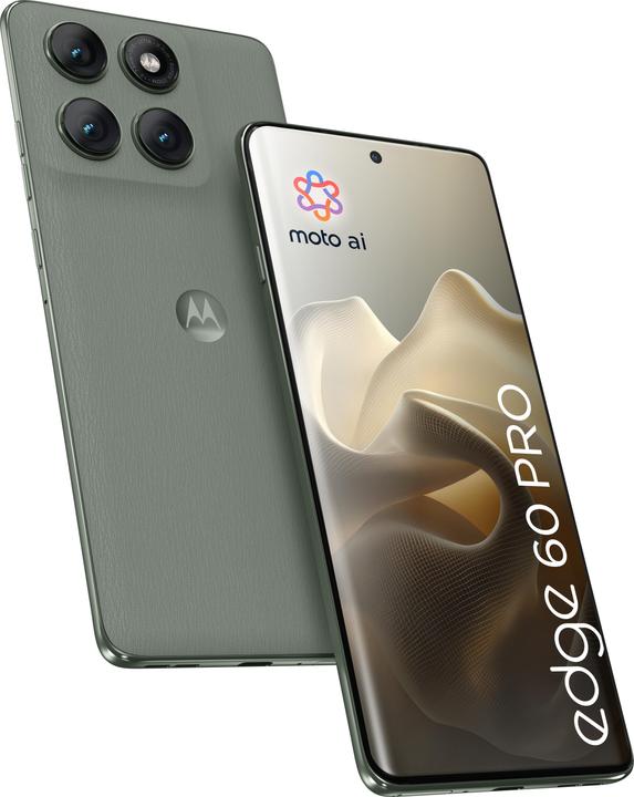 Actual product image Motorola Edge 60 Pro (512 GB, Pantone Shadow, 6.67", Dual SIM, 50 Mpx, 5G)