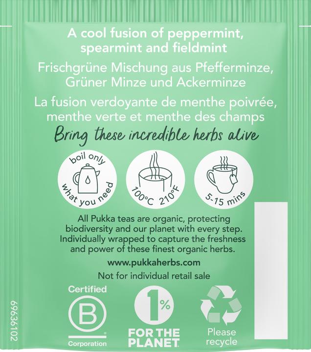 Actual product image Pukka Three Mint Tea (32 g)