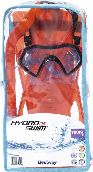 Immagine prodotto Bestway Set da sub per bambini con maschera, pinne e tubo rossi, 25046