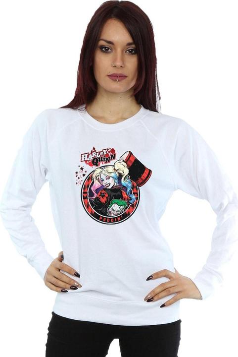Image du produit Sweatshirt Harley Quinn Joker Patch Womens/Ladies (XL)
