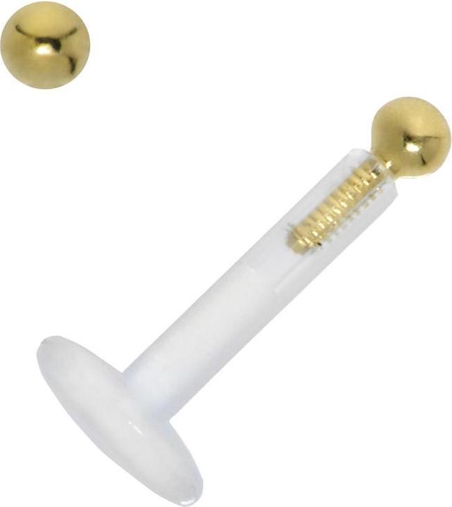 Actual product image Bijouteria Piercing (Bioplastic, Gold 18K)