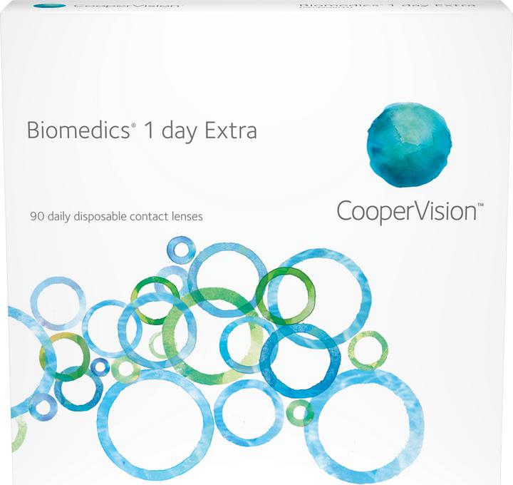 Immagine prodotto Biomedics 1 giorno Extra (90 Pezzo/i, Lente quotidiana, Sferico)