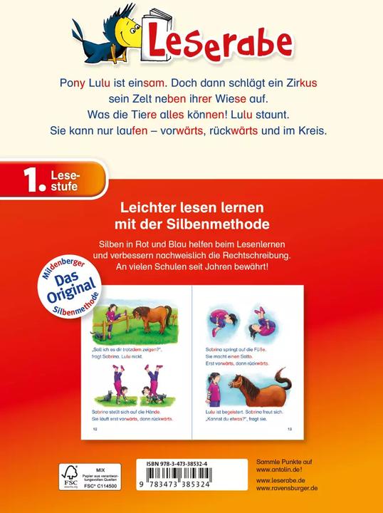 Immagine prodotto Ravensburger Das tollste Pony der Welt (Tedesco, Doris Arend, 2013)