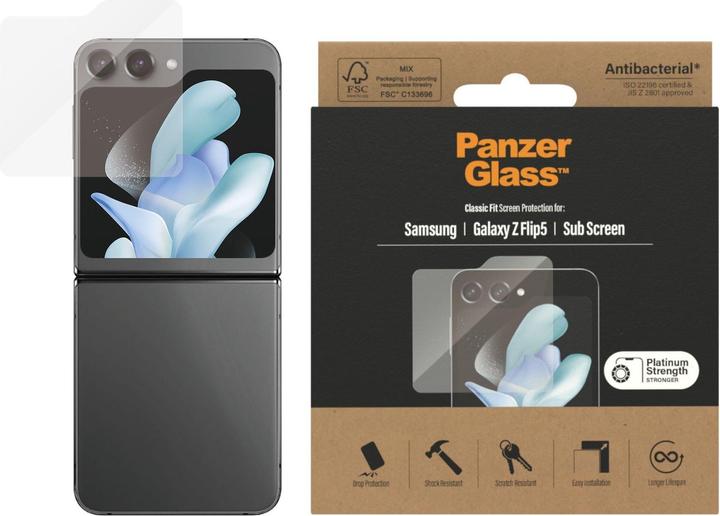 Immagine prodotto PanzerGlass Protezione dello schermo (1 Pezzo/i, Samsung Galaxy Z Flip5)