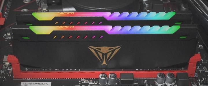 Image du produit Patriot Acier Viper (2 x 16GB, 3600 MHz, RAM DDR4, DIMM)