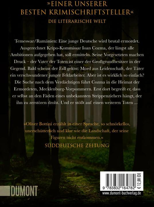 Produktbild Der Tod in den stillen Winkeln des Lebens (Deutsch, Oliver Bottini, 2019)