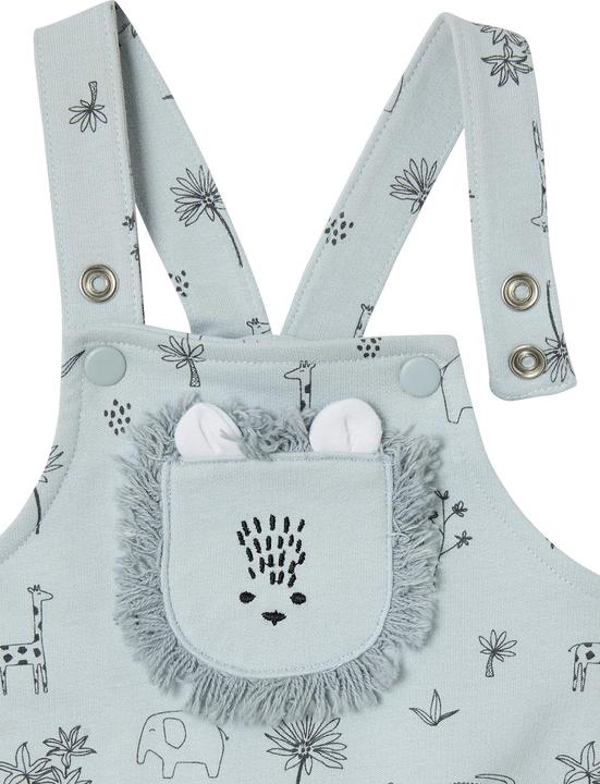 Image du produit Vertbaudet Baby-Set: Latzhose, Body & Halstuch, Dschungelmotive (56)