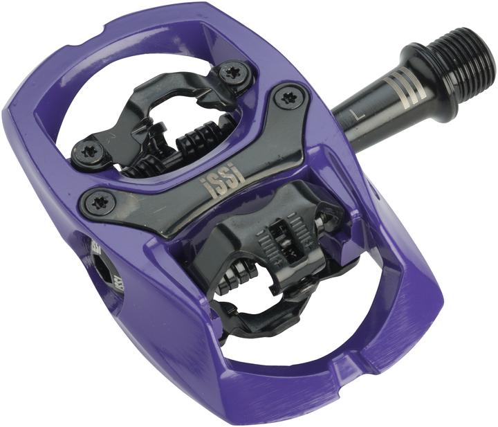 Actual product image iSSi Trail III Pedal SPD (Triple Bearing). Violet.
