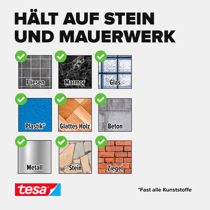 Productafbeelding tesa Rechthoekige zelfklevende schroef