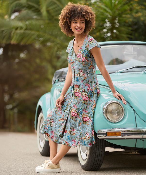 Produktbild Joe Browns Rose V-Neck Knee Dress (34)