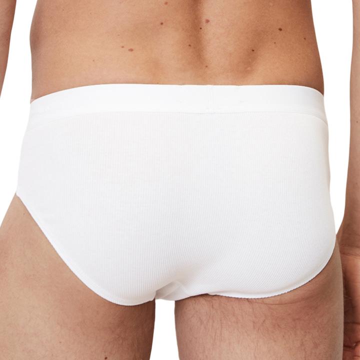 Actual product image Marc O'Polo 2 Pack Iconic Rib Organic Cotton Briefs / Underpants (S, pack of 2)