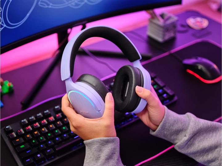 Produktbild Trust GXT490P FAYZO 7.1 USB HEADSET PURPLE (Kabelgebunden)