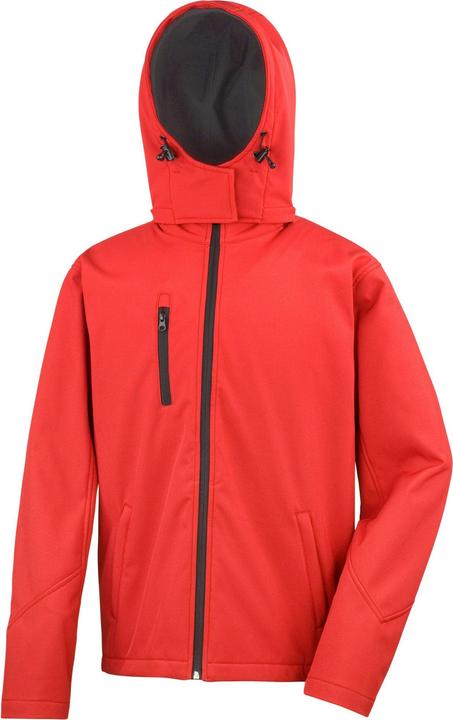 Actual product image Result Clothing Mens Hooded Soft Shell Jacket (XL)