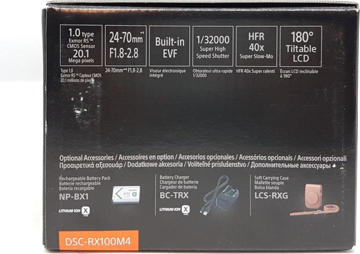 Produktbild Sony Cyber-shot DSC RX100 IV (24 - 70 mm, 20.10 Mpx, 1")