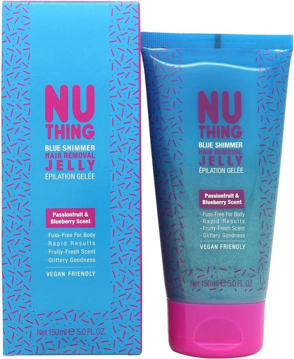 Actual product image Nuthing Hair Removal Jelly Blue Shimmer (150 ml) (150 ml)