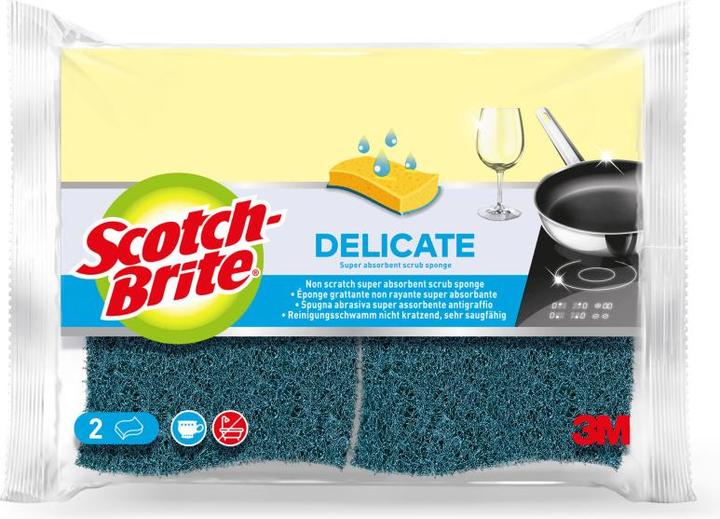 Produktbild Scotch-Brite Delicate Reinigungsschwamm (2 Stk.)
