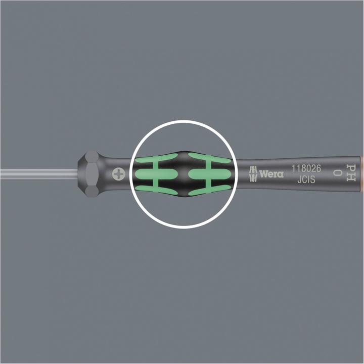 Actual product image Wera Kraftform Micro 12 Universal 1 (Slotted screws, Allen screw, Torx (TX), Phillipps cross recess (PH))