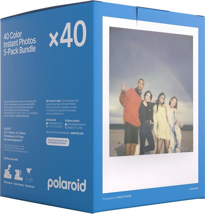 Produktbild Polaroid Color Film 600, 5x8 Multipack (Polaroid 600)