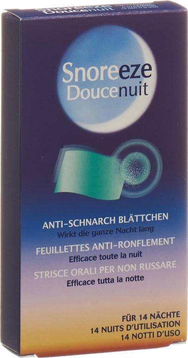 Snoreeze Doucenuit Anti-Schnarch Blättchen