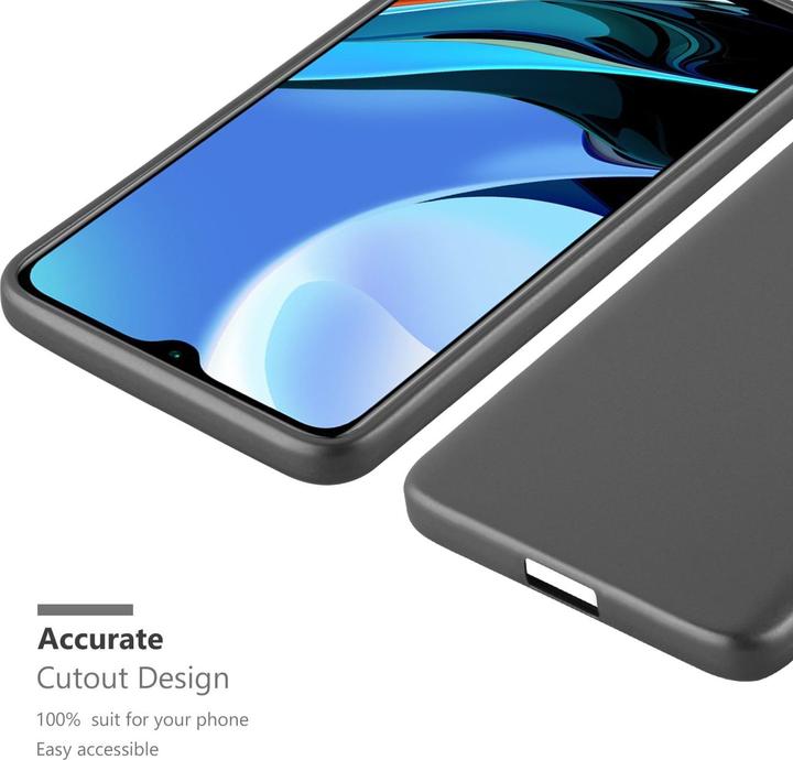 Immagine prodotto Cadorabo Manicotto metallico opaco in TPU (Xiaomi Redmi 9T, Xiaomi Poco M3)