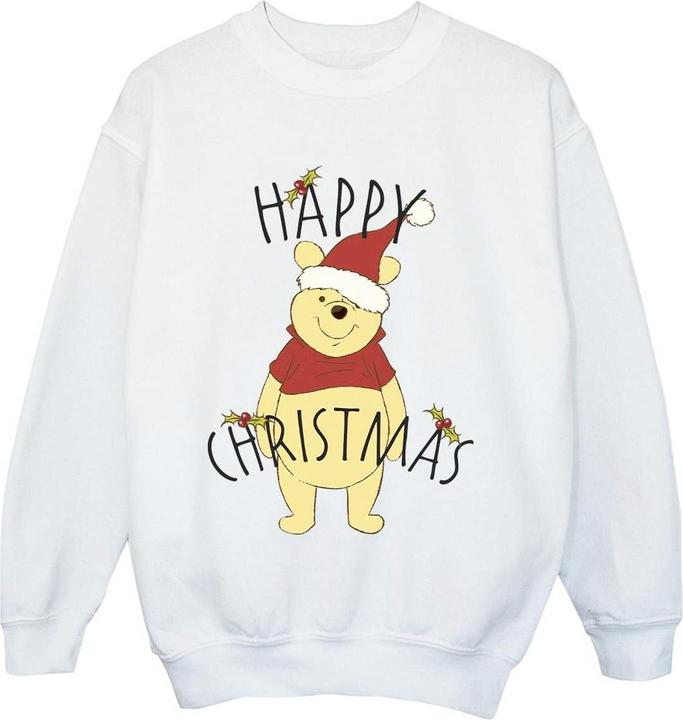 Produktbild Disney Winnie The Pooh Happy Christmas Holly Sweatshirt Jungen (152, 158)