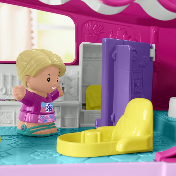 Immagine prodotto Fisher-Price Little People Barbie Little Dreamcamper playset con luci e suoni, 2 figure (85)