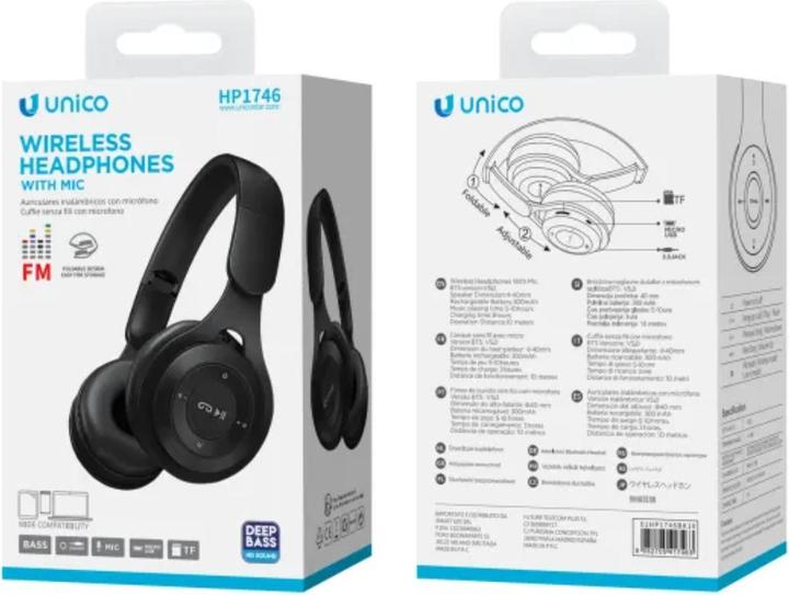 Image du produit Uni-ball Auriculaires Uni Diadema Bluetooth (18 h, Filaire)