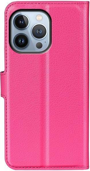 Actual product image MU Classic Litchi Leather Bookcover Series (Apple iPhone 14 Pro)