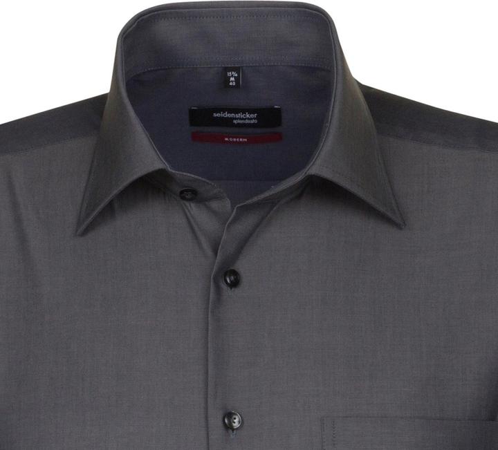 Image du produit Seidensticker Cehmise Modern Fit m/c sans repassage grey (41)