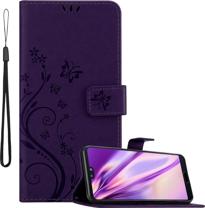 Floral violet foncé